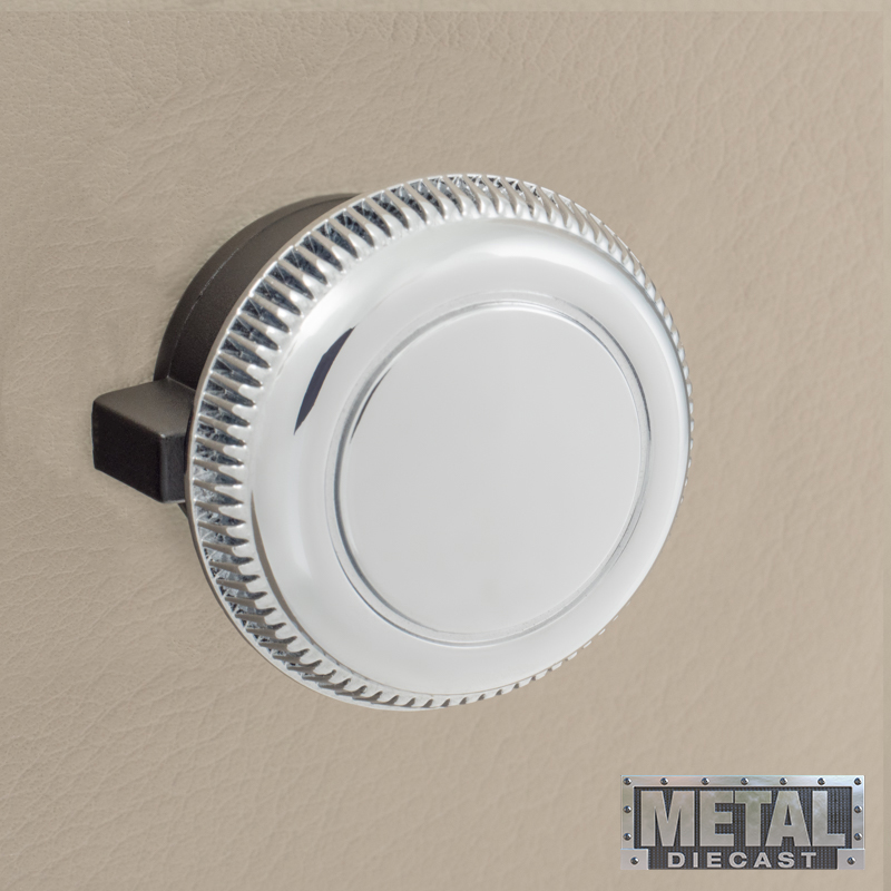 RETROSOUND vorderer Bedienknopf, Metall, verchromt – Bild 3