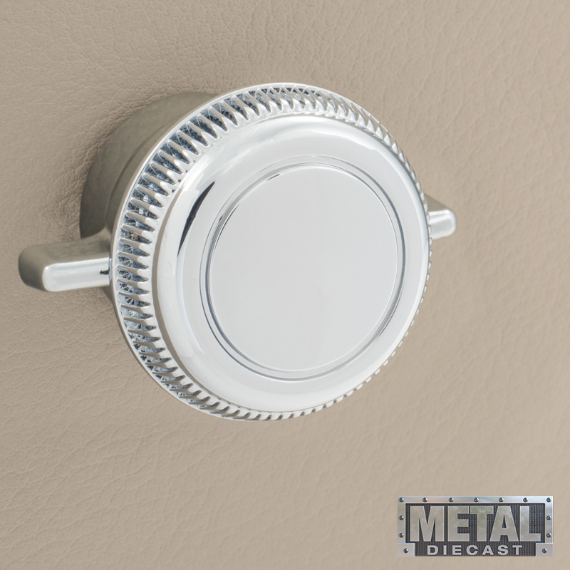 RETROSOUND vorderer Bedienknopf, Metall, verchromt – Bild 9