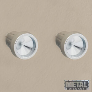 Alternative view of RETROSOUND vorderer Bedienknopf, Metall, verchromt