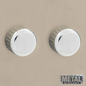 Alternative view of RETROSOUND vorderer Bedienknopf, Metall, verchromt