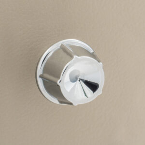 RETROSOUND vorderer Bedienknopf, Metall, verchromt