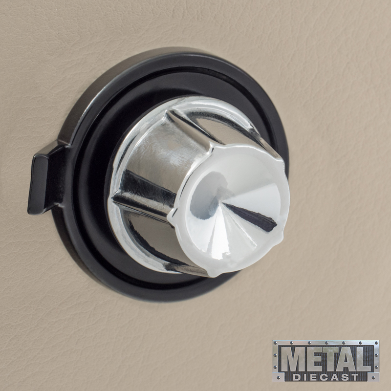 RETROSOUND vorderer Bedienknopf, Metall, verchromt – Bild 6
