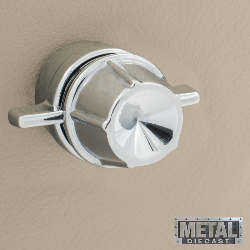 RETROSOUND vorderer Bedienknopf, Metall, verchromt – Bild 9