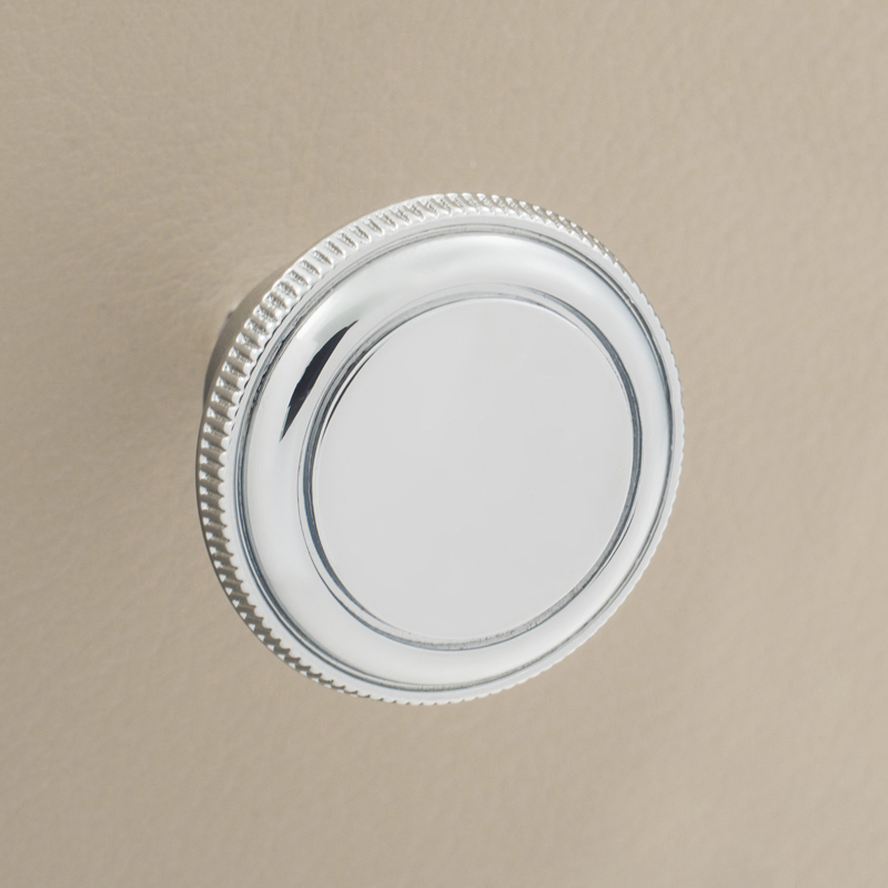 RETROSOUND vorderer Bedienknopf, Metall, verchromt