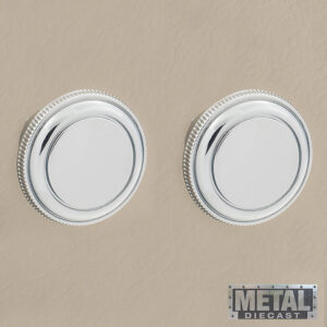 Alternative view of RETROSOUND vorderer Bedienknopf, Metall, verchromt