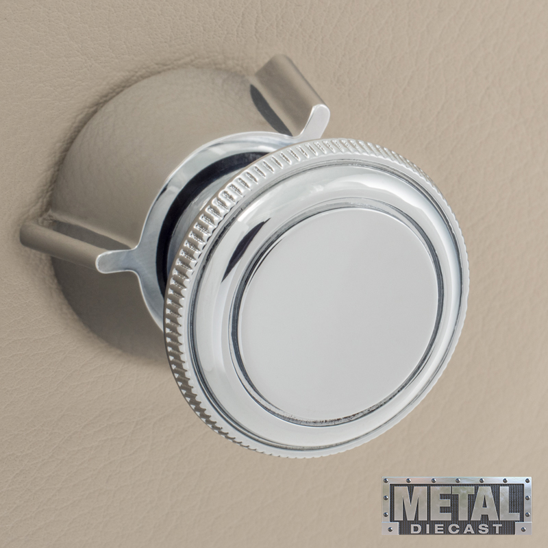 RETROSOUND vorderer Bedienknopf, Metall, verchromt – Bild 8