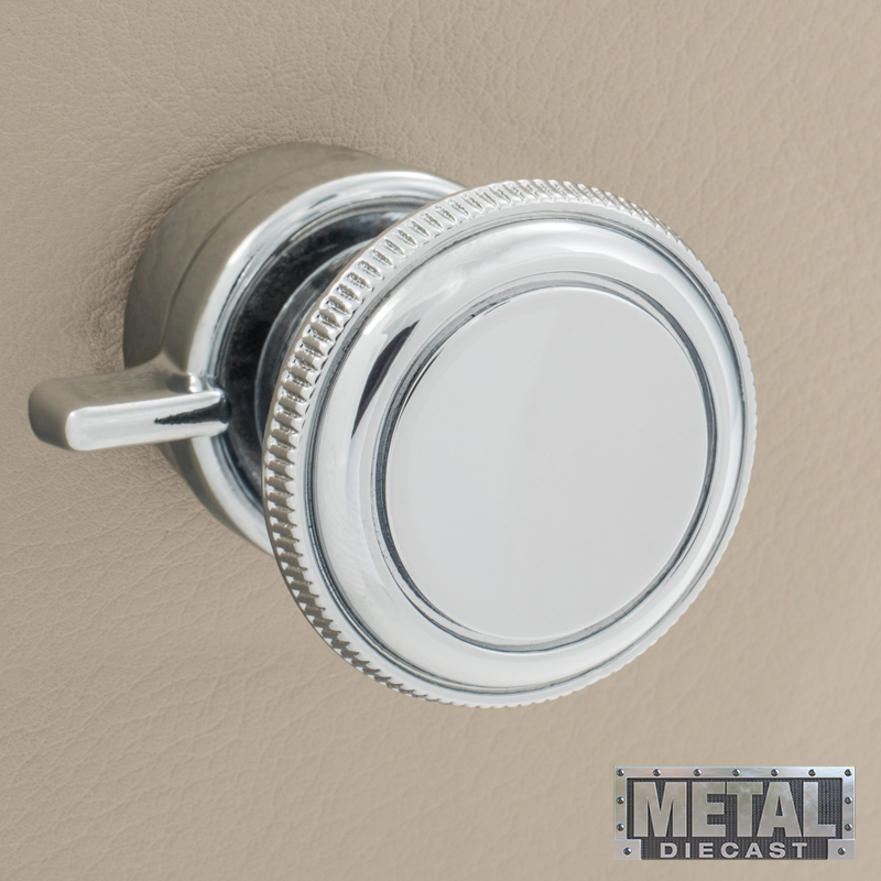 RETROSOUND vorderer Bedienknopf, Metall, verchromt – Bild 9