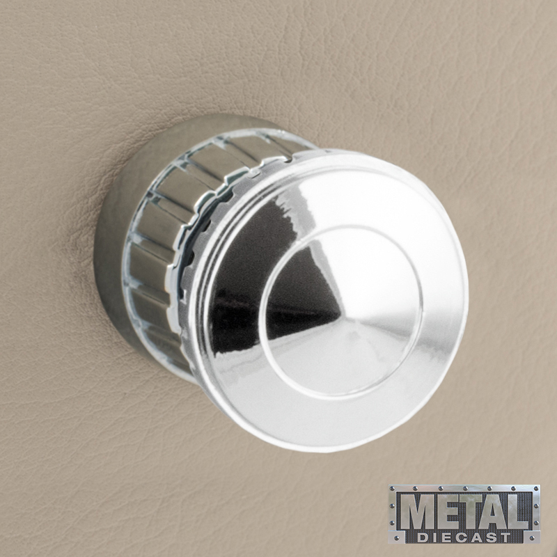 RETROSOUND vorderer Bedienknopf, Metall, verchromt – Bild 4