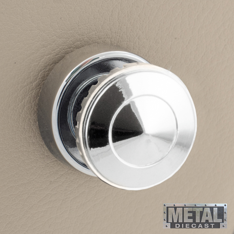 RETROSOUND vorderer Bedienknopf, Metall, verchromt – Bild 6