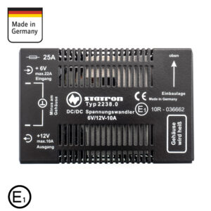 Alternative view of STATRON DC/DC-Wandler von 6 auf 12 VDC, 10A, mit E1 Zulassung