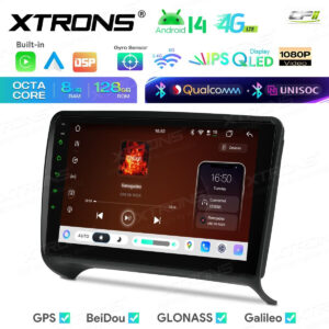 Android 14 Autoradio Octa Core 8+128GB LTE GPS Navi für AUDI TT MK2 8J 06-12++ – Bild 14
