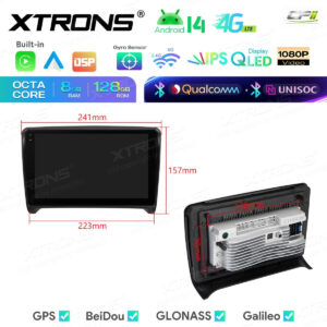 Android 14 Autoradio Octa Core 8+128GB LTE GPS Navi für AUDI TT MK2 8J 06-12++ – Bild 16