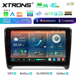 Android 14 Autoradio Octa Core 8+128GB LTE GPS Navi für AUDI TT MK2 8J 06-12++ – Bild 5