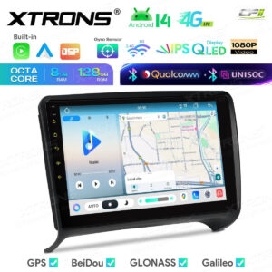 Android 14 Autoradio Octa Core 8+128GB LTE GPS Navi für AUDI TT MK2 8J 06-12++ – Bild 12