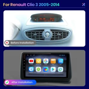 Alternative view of Android Autoradio für Renault Clio 3 2010-2018 Android Auto GPS RDS DSP Carplay