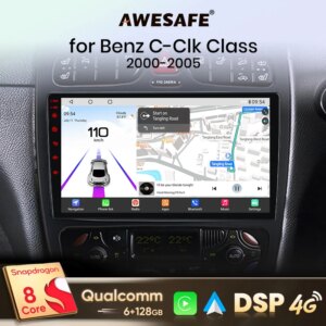 Android Autoradio für Mercedes Benz CLK-Klasse w209 a209 C-Klasse w203 s203 Stereo Multimedia 8Core Carplay