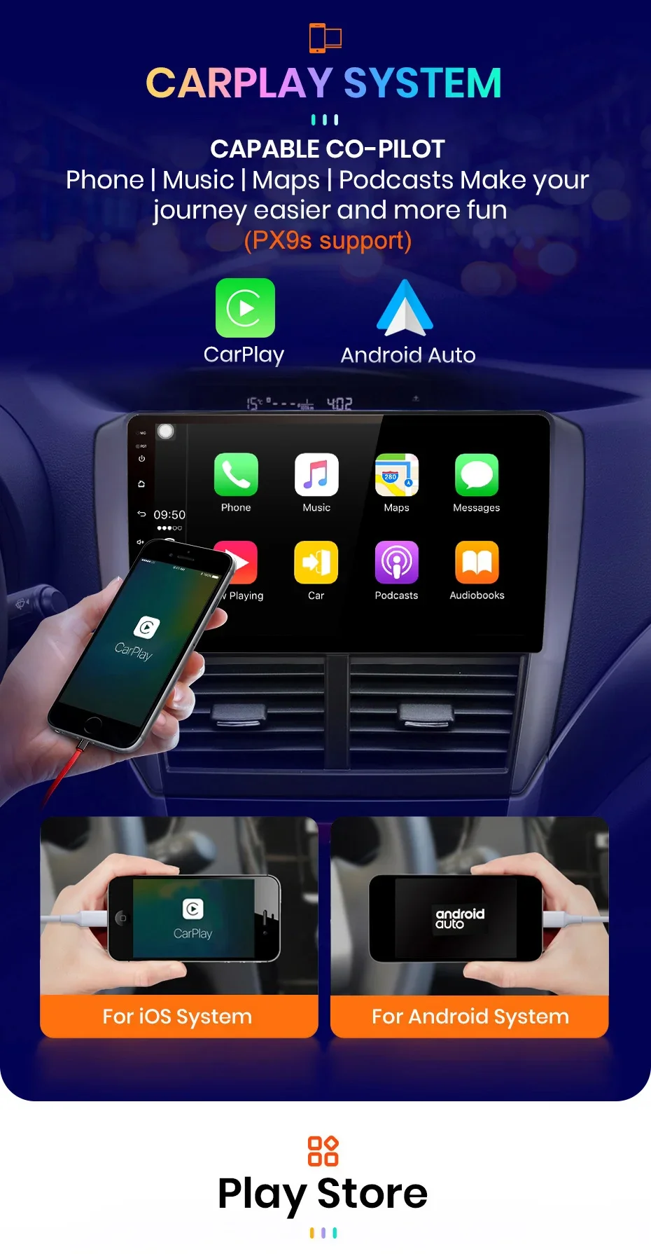 Awesafe Wireless Carplay Android Auto Autoradio für Subaru Förster 3 sh 2007 2008 2009 2010 2011 2011 2012 2013 für Impreza gh