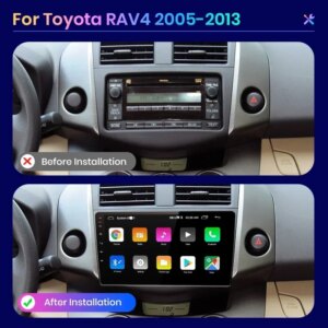 Alternative view of Android Autoradio für Toyota RAV4  2007-2011 Multimedia Wireless CarPlay Android Auto GPS Auto Intelligente Systeme