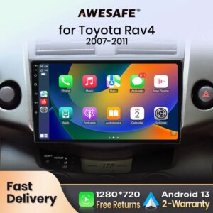 Android Autoradio für Toyota RAV4  2007-2011 Multimedia Wireless CarPlay Android Auto GPS Auto Intelligente Systeme