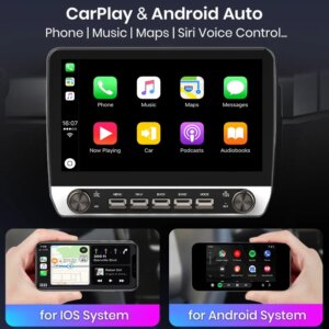 Alternative view of Android Autoradio für Peugeot  407CC 2004-2018, kabelloses Carplay, Android Auto Stereo mit Tasten, Multimedia, GPS, 4G