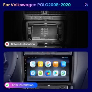 Alternative view of Android Autoradio Für Volkswagen VW POLO Limousine 6r 2012-2018 GPS RDS DSP Drahtlose CarPlay