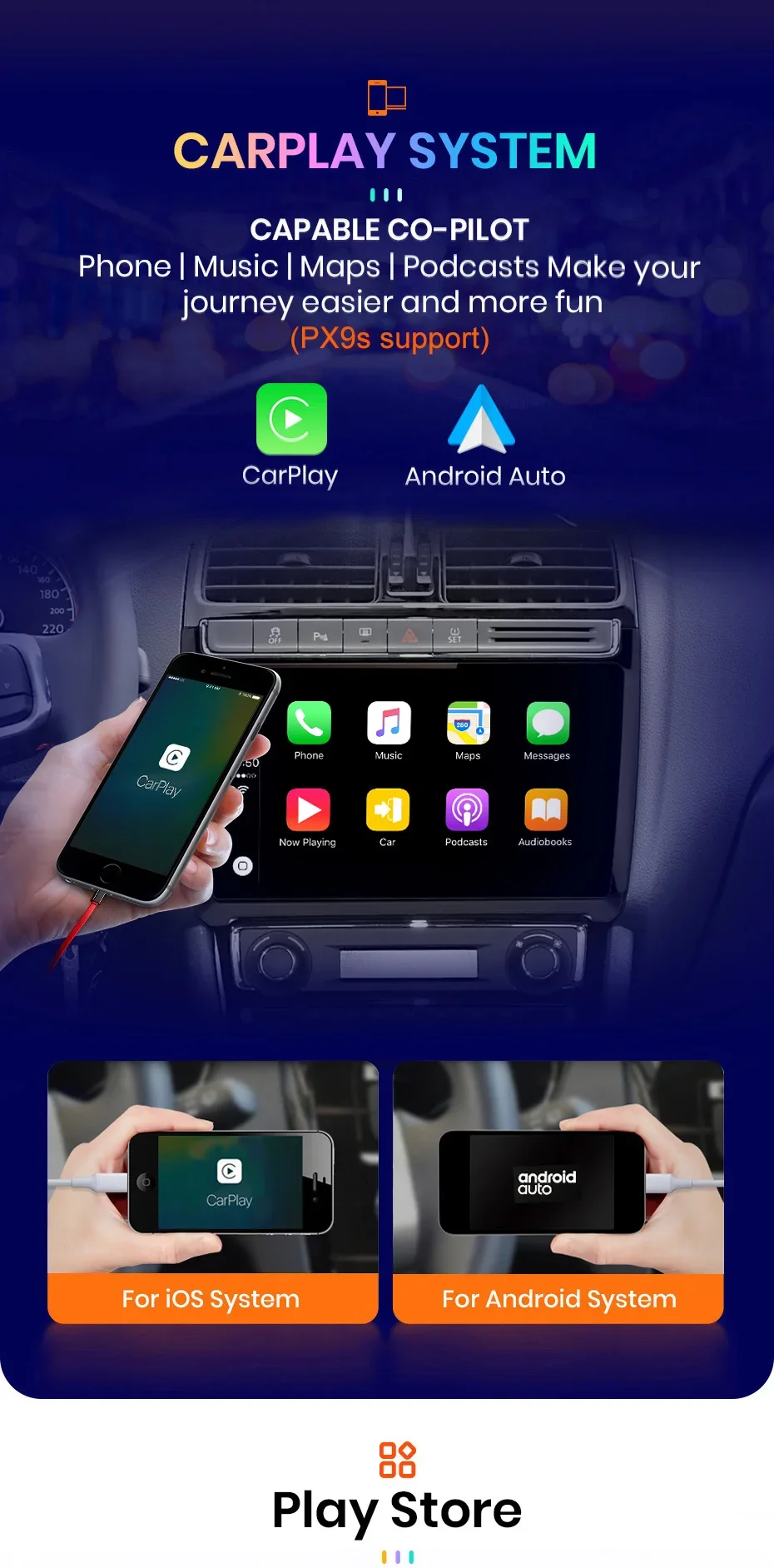 AWESAFE Drahtlose CarPlay Android Auto Autoradio Für Volkswagen VW POLO limousine 6r 2012 2013 2014 2015 2016 2017 2018 GPS RDS DSP
