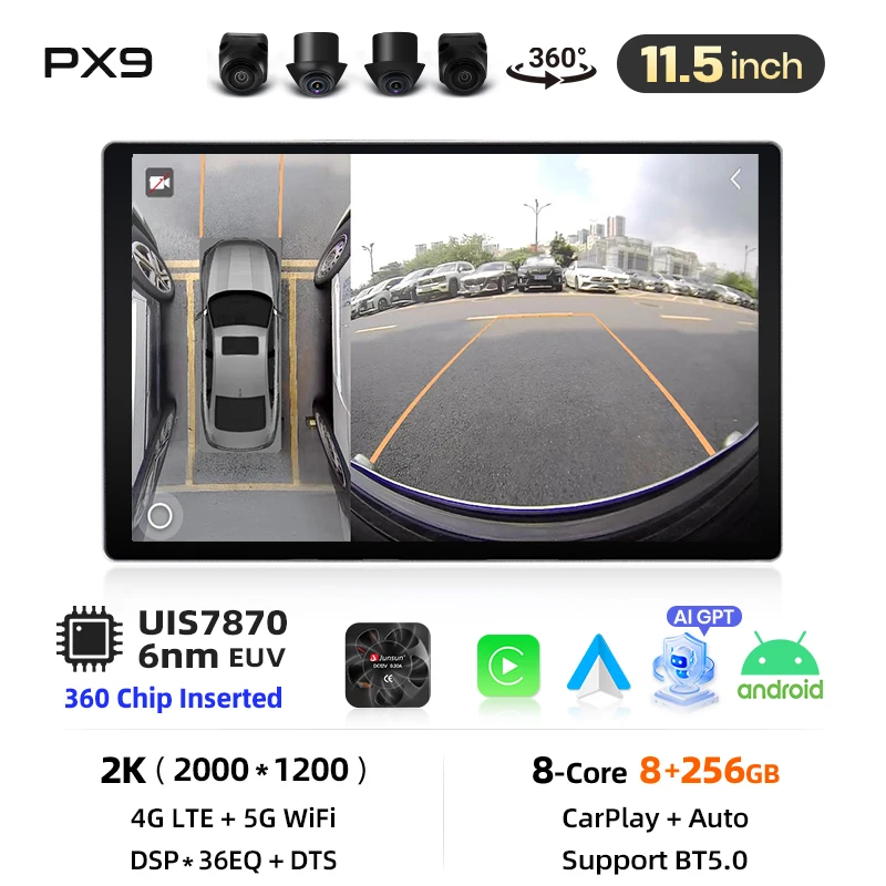 4G-WIFI 8GB-256GB 360CAM