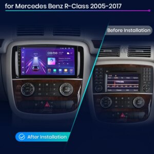 Alternative view of Android Autoradio Für Mercedes Benz R-Klasse 2005-2017 Drahtlose Carplay Android Auto 4G Auto Intelligente Systeme GPS Navi