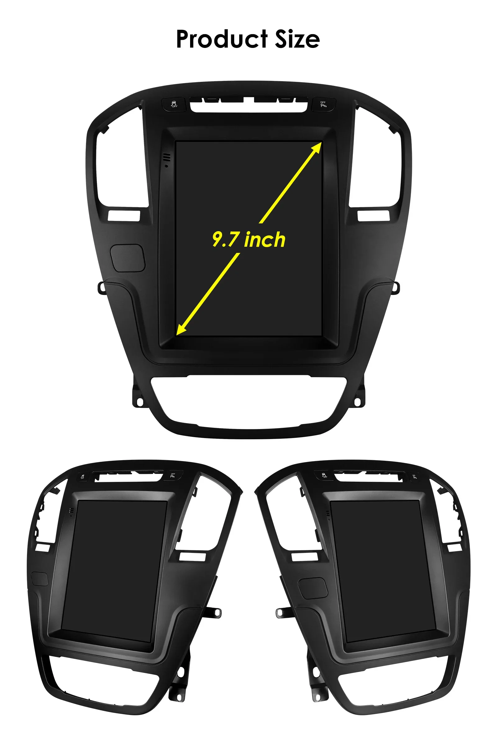 Android 14 Autoradio für Opel Insignia Buick Regal 2009–2013 für Tesla Style Stereo GPS Carplay Android Auto Multimedia Player