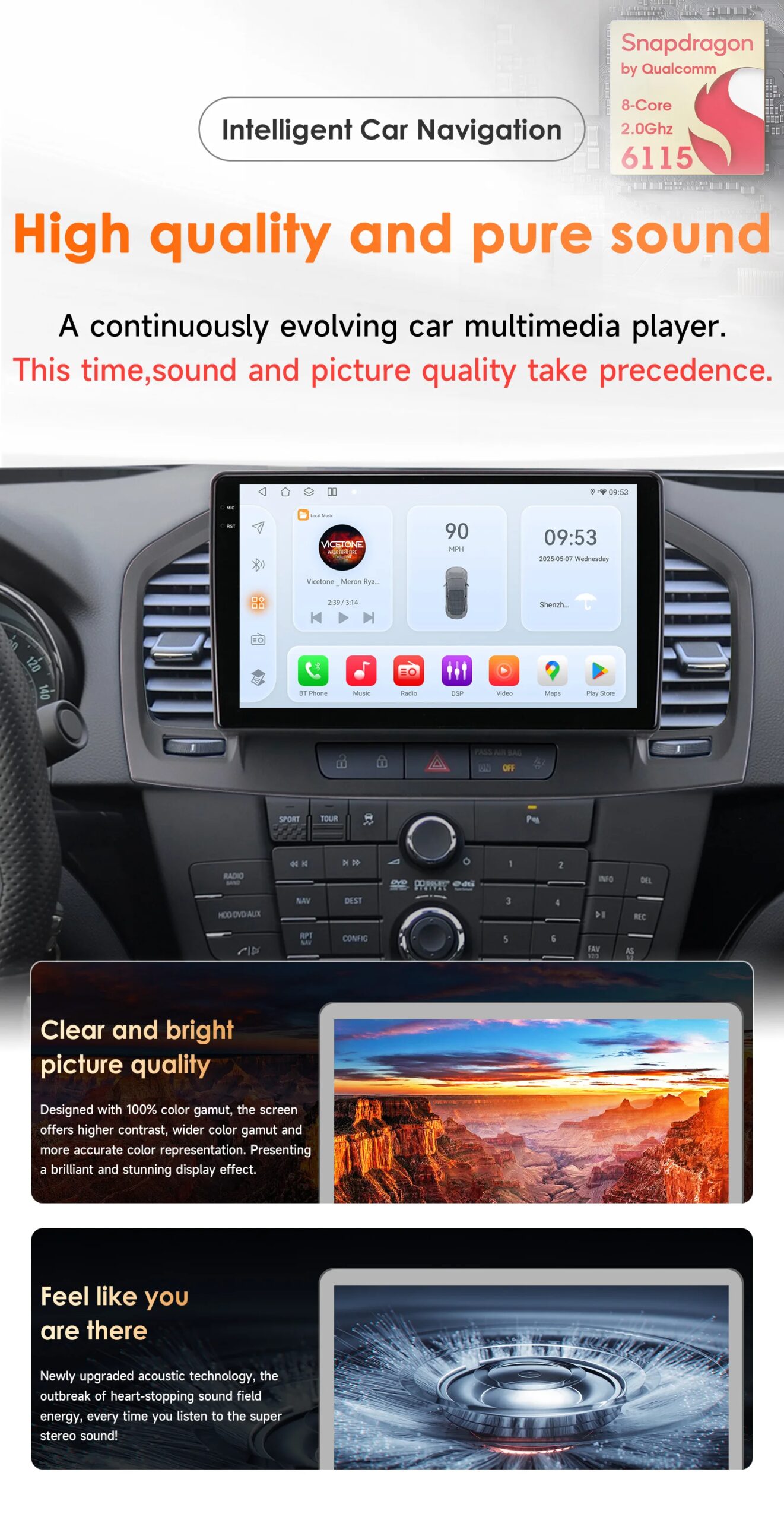 Hizpo Octa Core Autoradio Für Buick Regal Opel Insignia 2009-2013 CarPlay Android Auto 360 Kamera GPS Navigation kopf Einheit DSP