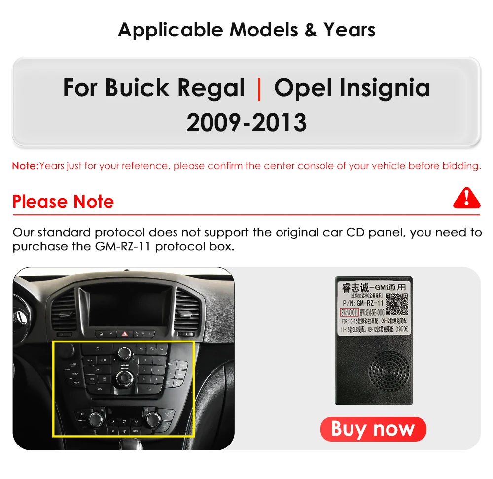 Hizpo Octa Core Autoradio Für Buick Regal Opel Insignia 2009-2013 CarPlay Android Auto 360 Kamera GPS Navigation kopf Einheit DSP