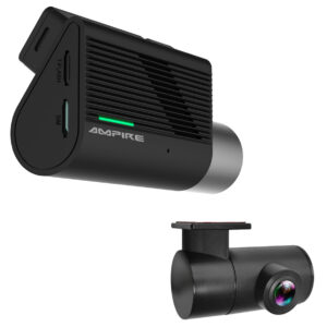 AMPIRE 2-Kanal Dashcam, 2K Front, 1080p Heck, 4G LTE, WLAN, GPS, inkl. 64GB
