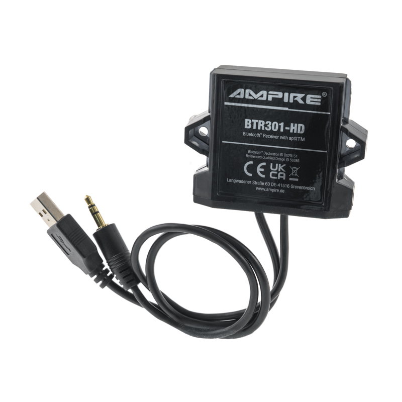 AMPIRE Bluetooth® Audio Empfänger mit 3.5mm Klinkenstecker, USB-A – Bild 7