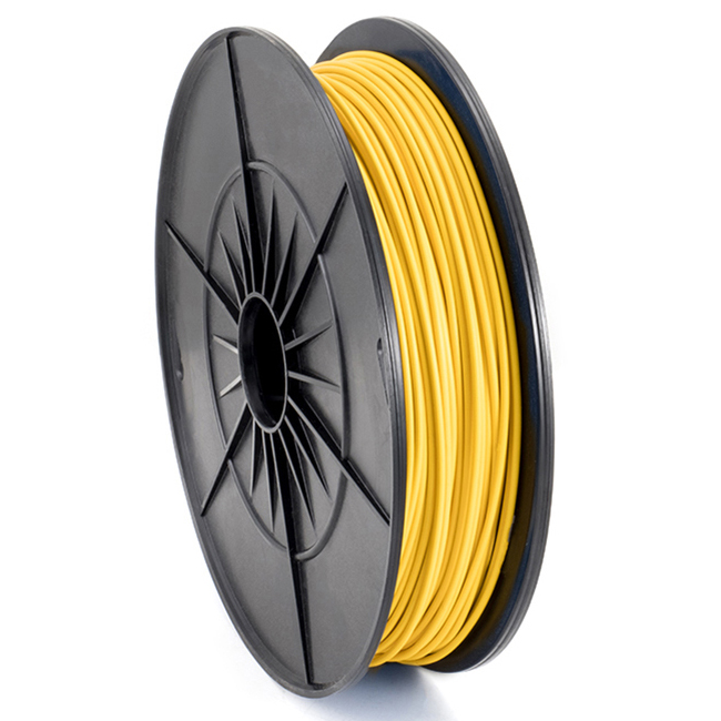 AMPIRE Installationskabel gelb 1mm², 120m Spule, 100% Kupfer