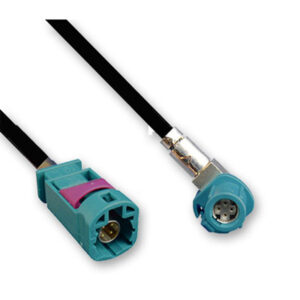 AMPIRE Kabel HSD Stecker auf HSD Buchse linksgewinkelt 100cm - Kodierung univ.