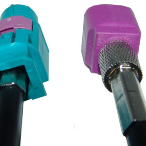 Alternative view of AMPIRE Kabel HSD wasserblau, Stecker - gerade Buchse, 26cm