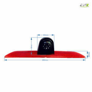 AMPIRE Kamera (AHD 1080P 25F/CVBS NTSC) FORD Transit 7. Gen. mit Dach H2 (Bj. 2014-2019)