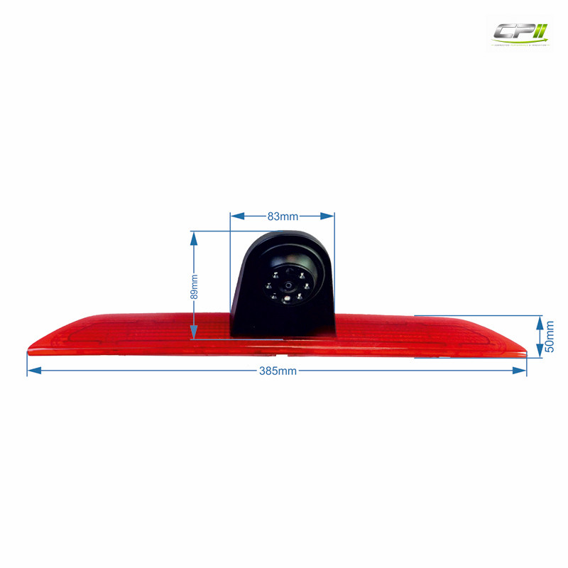 AMPIRE Kamera (AHD 1080P 25F/CVBS NTSC) FORD Transit 7. Gen. mit Dach H2 (Bj. 2014-2019)
