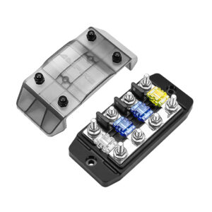 Alternative view of AMPIRE MIDI (Mini-ANL) Sicherungsverteiler, 4-fach, inklusive 4 Sicherungen