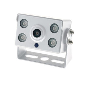 AMPIRE Mini Aufbau-Rückfahrkamera (CVBS) 137°, 10m Kabel, WEISS