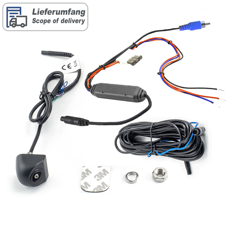 AMPIRE Mini Rückfahrkamera (AHD 1080P 25F/CVBS NTSC) 110° – Bild 2