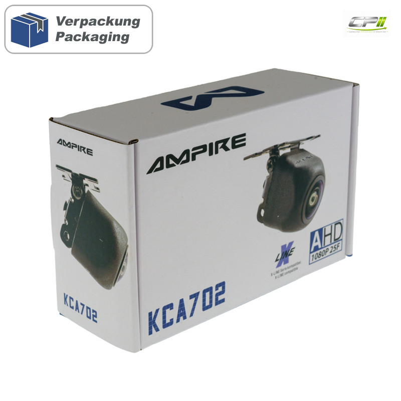 AMPIRE Mini Rückfahrkamera (AHD 1080P 25F/CVBS NTSC) 150°
