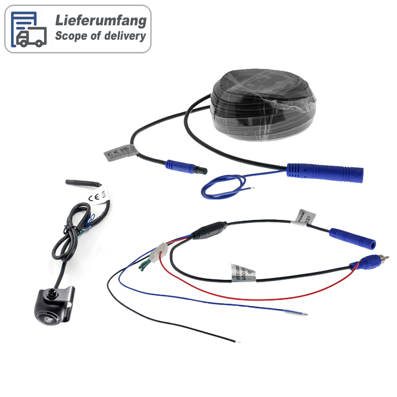 AMPIRE Mini Rückfahrkamera (AHD 1080P 25F/CVBS NTSC) 180° – Bild 2