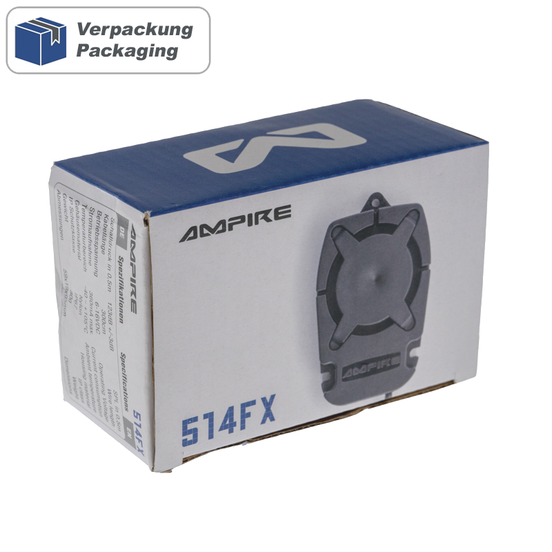 AMPIRE Sirene, 12 Volt, 123dB SPL Schalldruck, 1 Ton – Bild 11