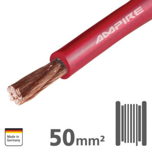 Alternative view of AMPIRE Stromkabel rot 50mm²(1/0AWG), 18m Spule, Kupfer
