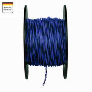 Alternative view of AMPIRE Verdrilltes Kabel BLAU/SCHWARZ 0,5mm², 150m Spule, 100% Kupfer