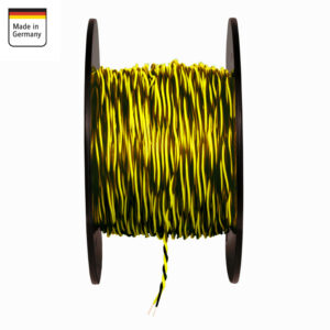 Alternative view of AMPIRE Verdrilltes Kabel GELB/SCHWARZ 0,5mm², 150m Spule, 100% Kupfer