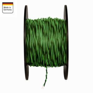 Alternative view of AMPIRE Verdrilltes Kabel GRÜN/SCHWARZ 0,5mm², 150m Spule, 100% Kupfer