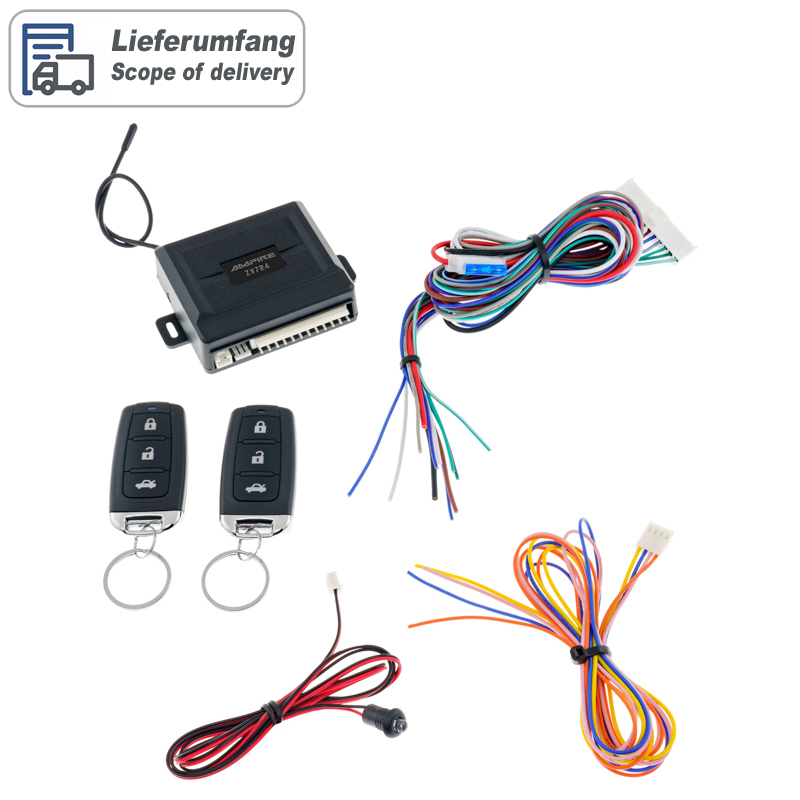 AMPIRE ZV-Steuerung mit zwei Fernbedienungen, 12/24 Volt – Bild 6