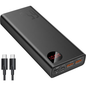 BASEUS Powerbank 20000mAh, 65 Watt, 2x USB-A, USB-C